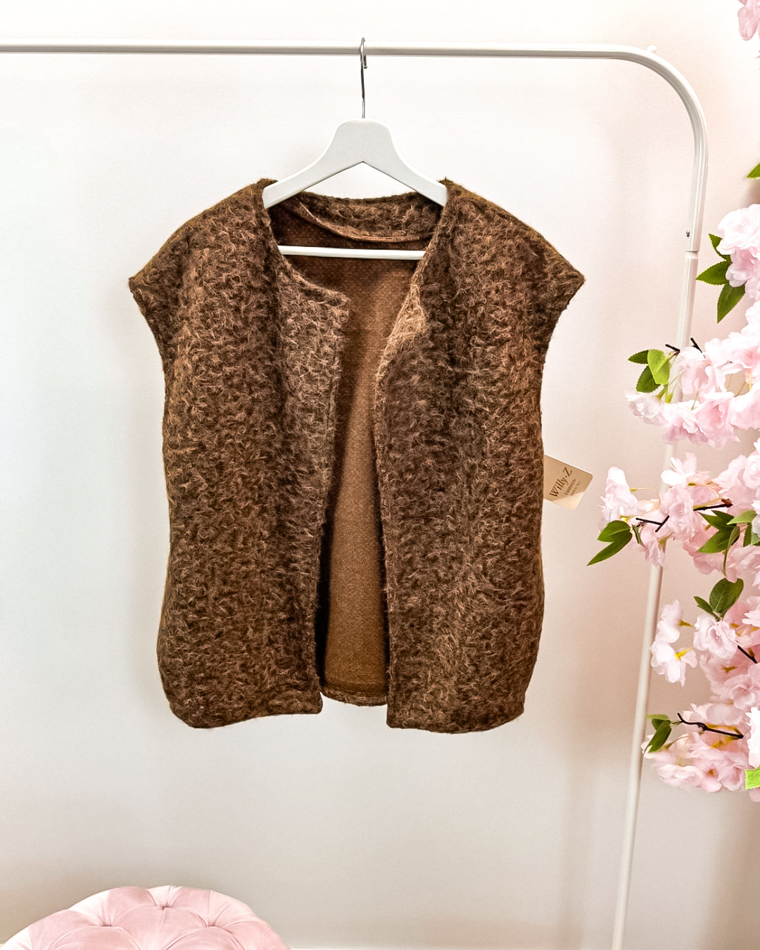 Gilet Astrid bruin (tot 42/44)