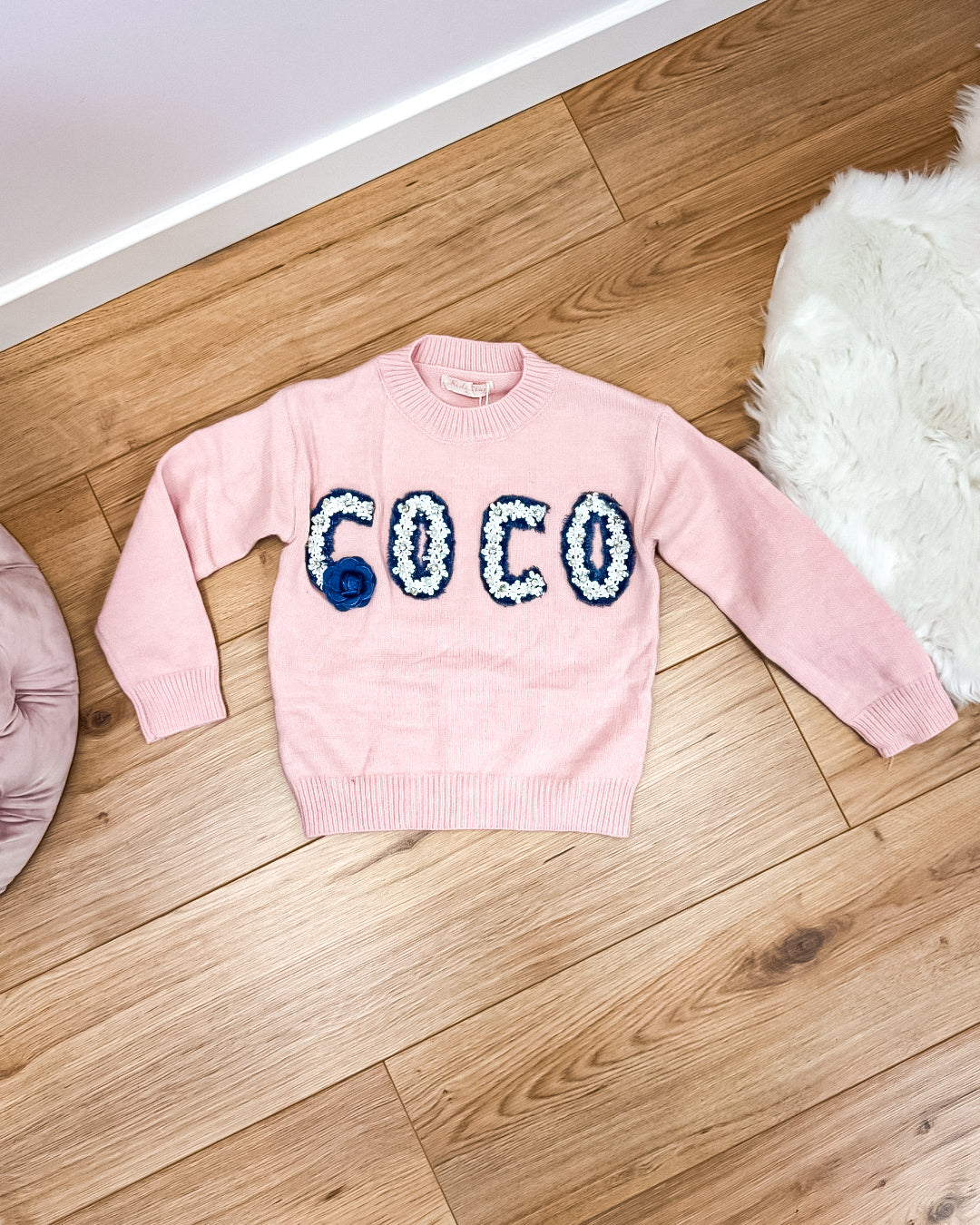 Kids trui Coco roze