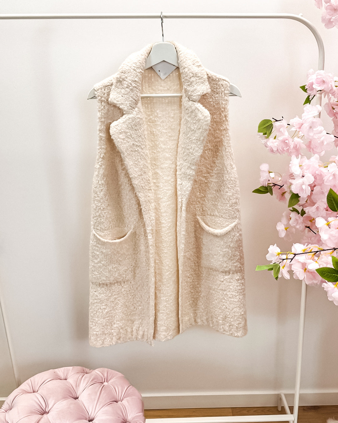 Gilet/vest Binny crème (tot 44)