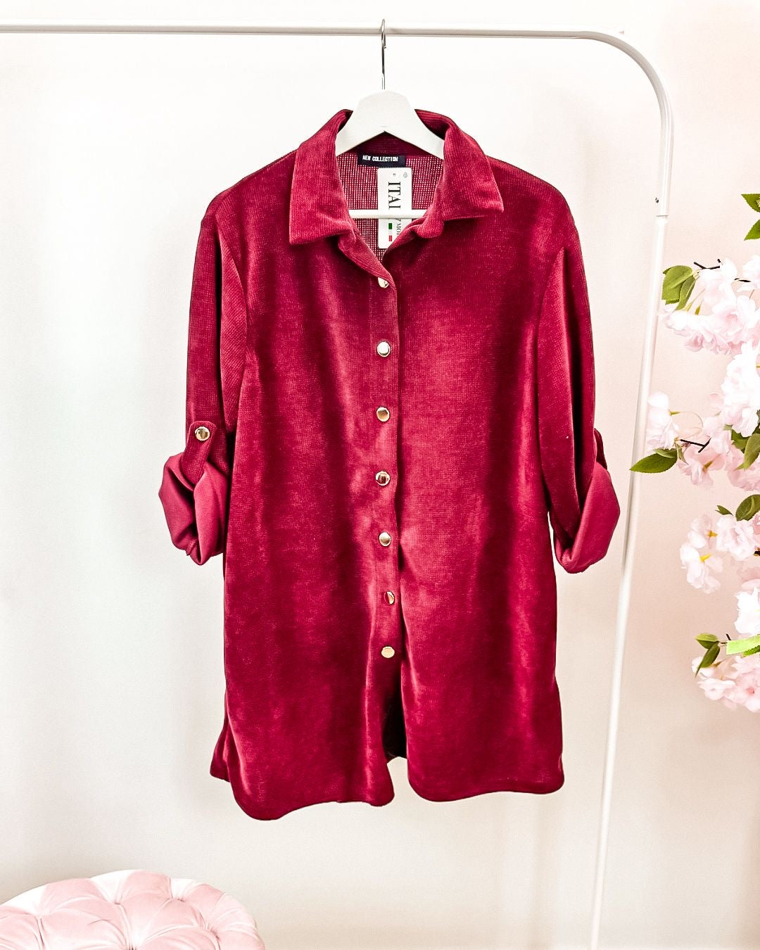 Blouse Lola bordeaux (tot 44/46)