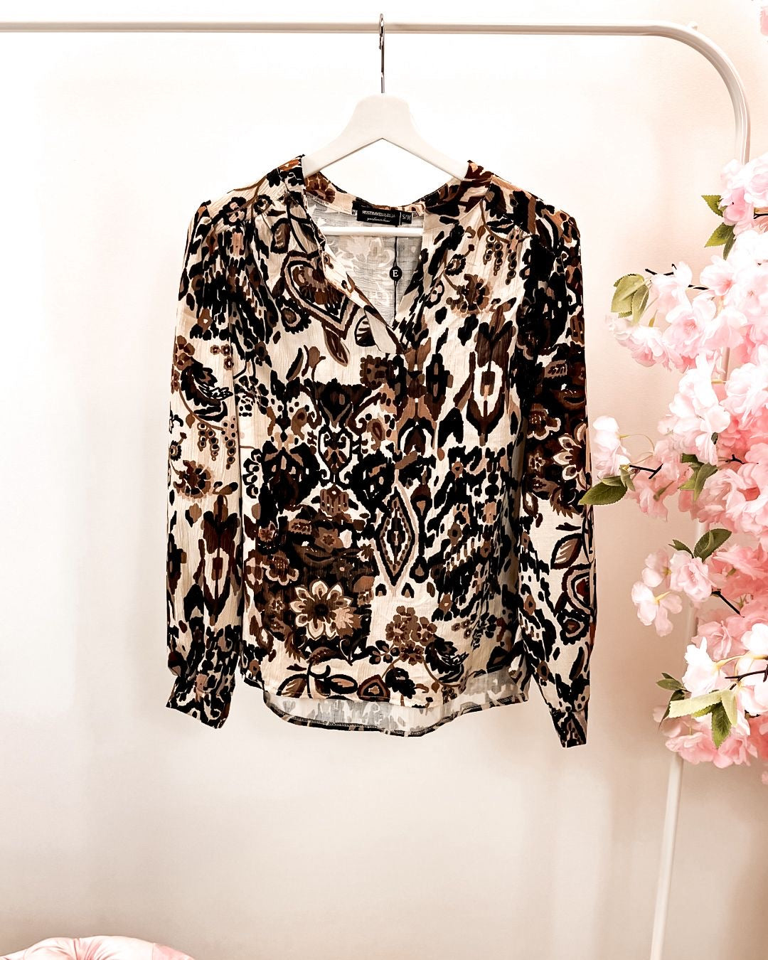 Blouse Brenda bruin