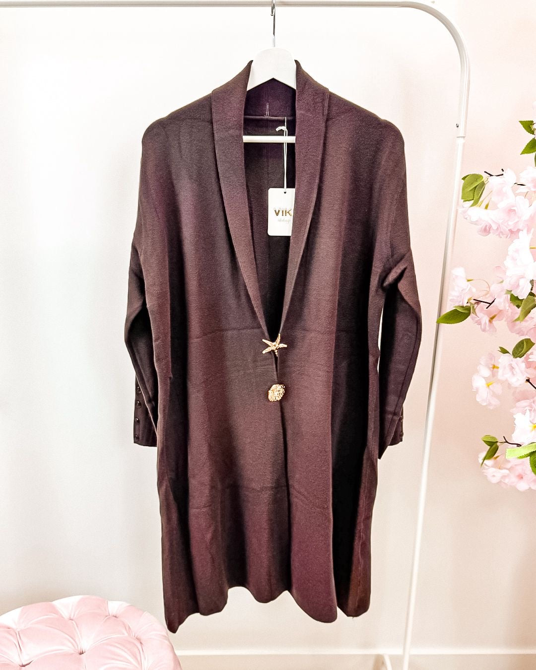 Vest Kiki bruin (tot 42/44)