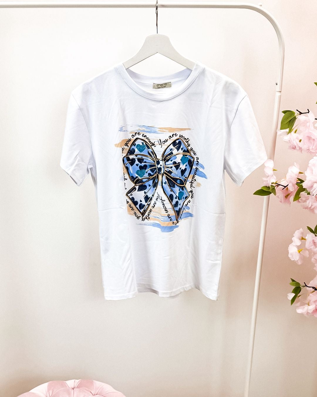 Top Nina blauw