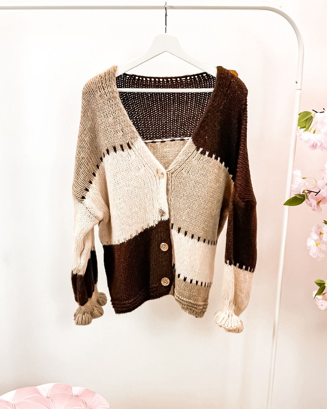 Vest Demi bruin (tot 42/44)